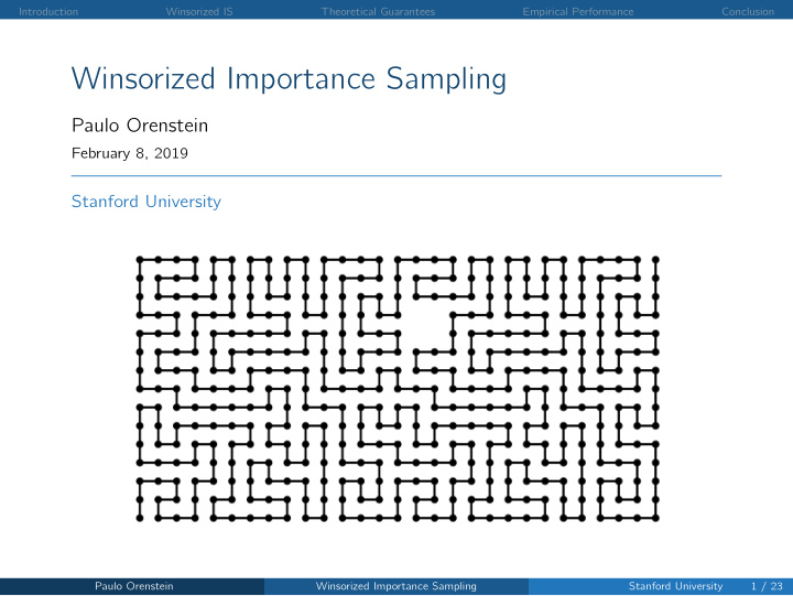 winsorized importance sampling