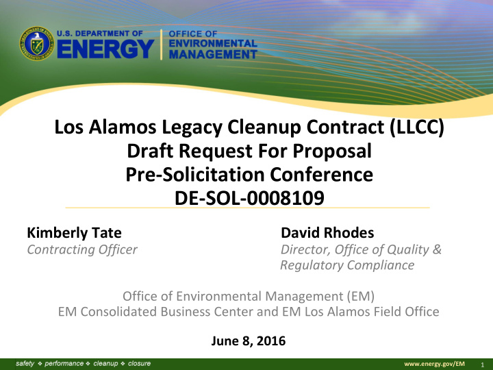 los alamos legacy cleanup contract llcc