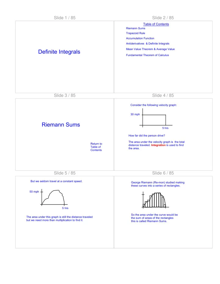 definite integrals