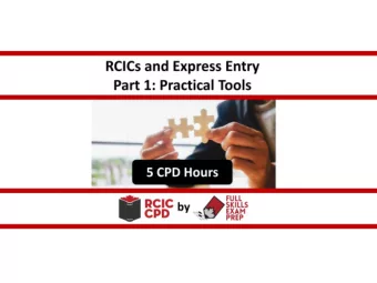 Addit  itional 2018 CPDS  Your CPD In  Instructor  Andrew Carvajal, LL.B / B.C.L., M.A., B.A.