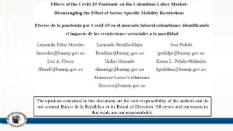 The opinions contained in this document are the sole responsibility of the authors and do  not