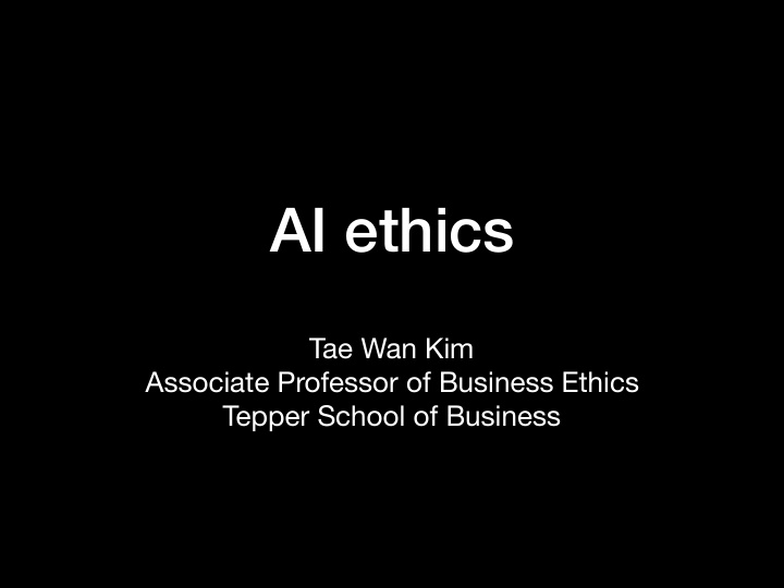 ai ethics
