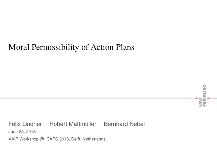 moral permissibility of action plans