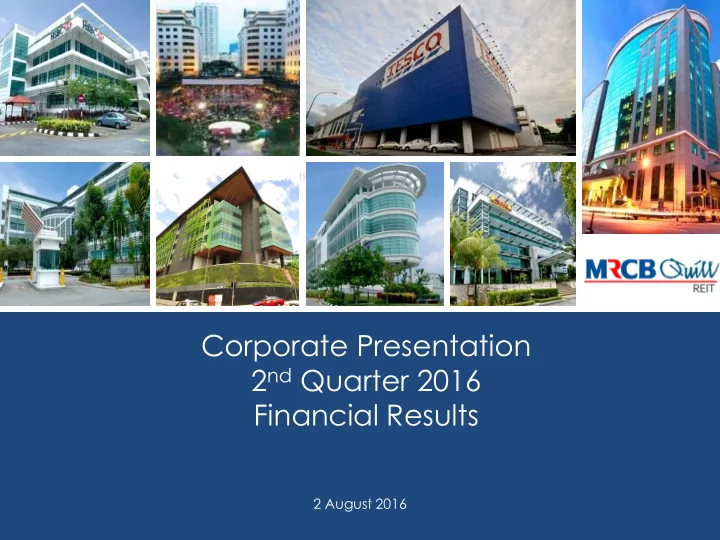corporate presentation