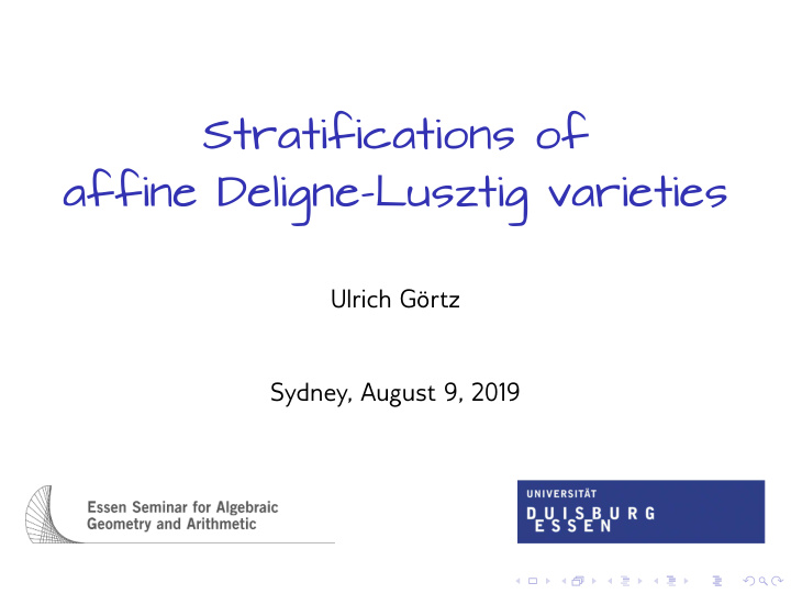 stratifications of affine deligne lusztig varieties