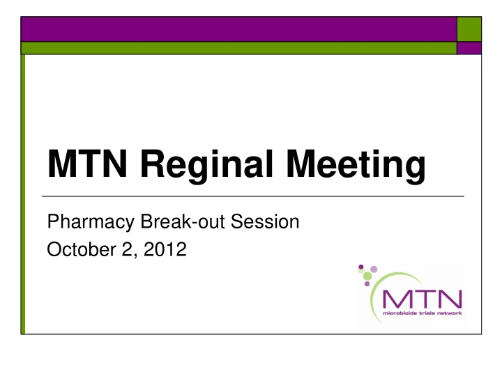 mtn reginal meeting