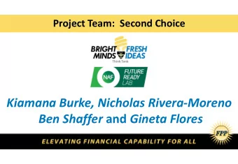 Kiamana Burke, Nicholas Rivera-Moreno Ben Shaffer and Gineta Flores  Racial Income Inequality  in