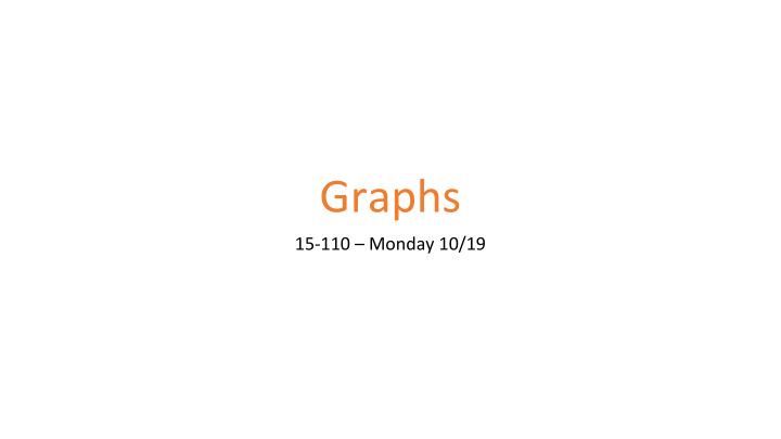 graphs