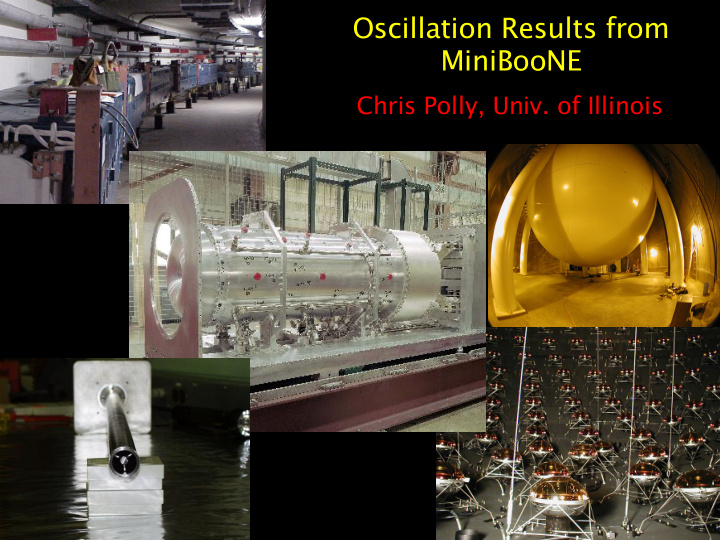 oscillation results from oscillation results from