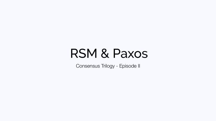 rsm paxos