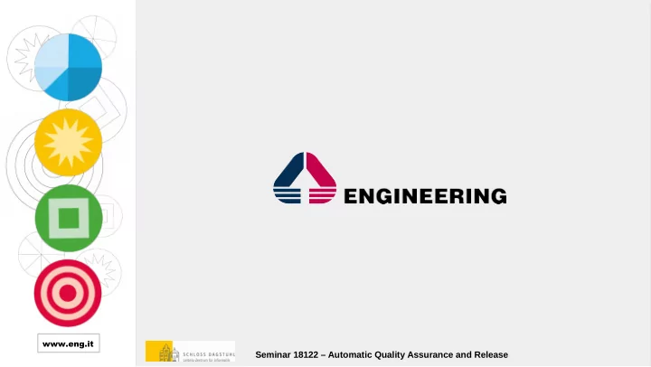 seminar 18122 automatic quality assurance and release