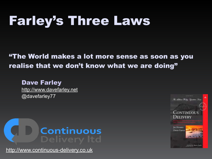 farley s three laws