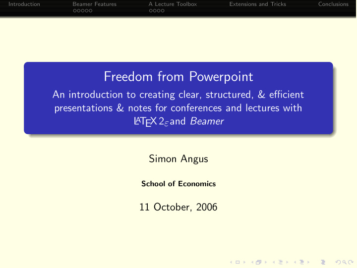 freedom from powerpoint