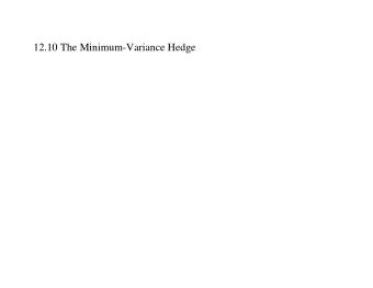 Links visited in class  Hedging nonlinear risk  1 2.5 Put-call parity 2.6 Upper and lower bounds on