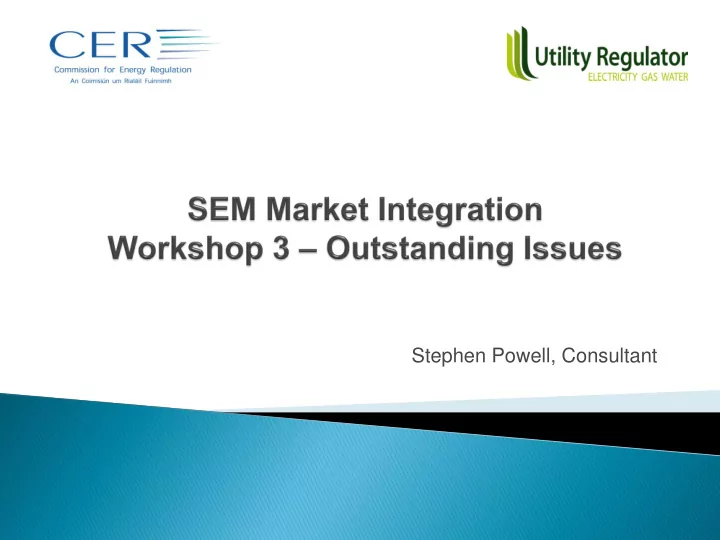 stephen powell consultant central commitment and dispatch
