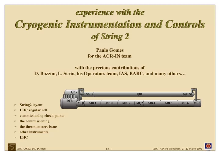 cryogenic instrumentation and controls cryogenic