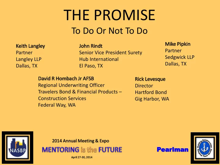 the promise