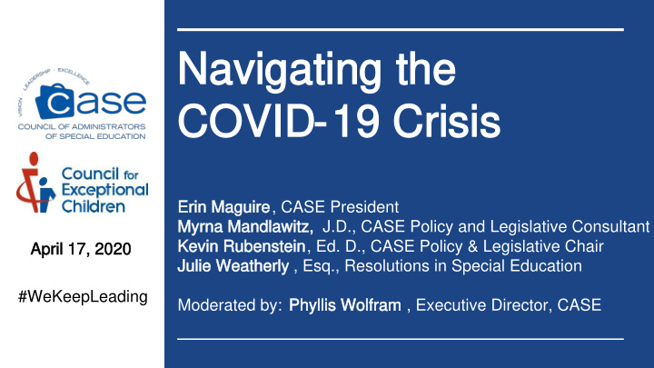 navigating the navigating the covid covid 19 crisis 19