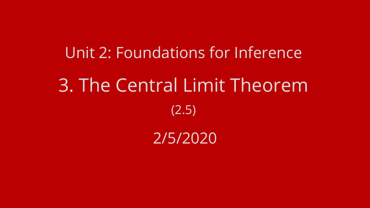 3 the central limit theorem 2 5