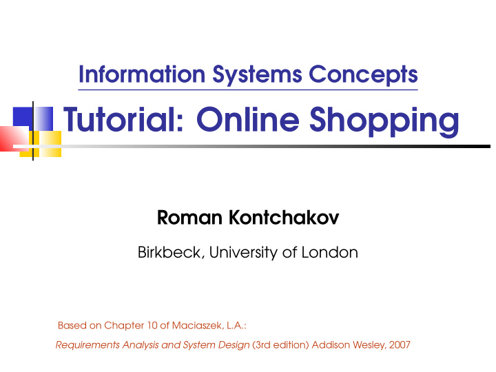 tutorial online shopping