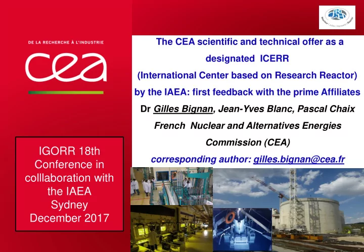 the iaea