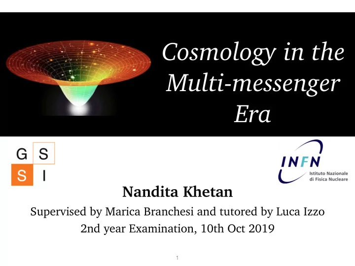 cosmology in the multi messenger era