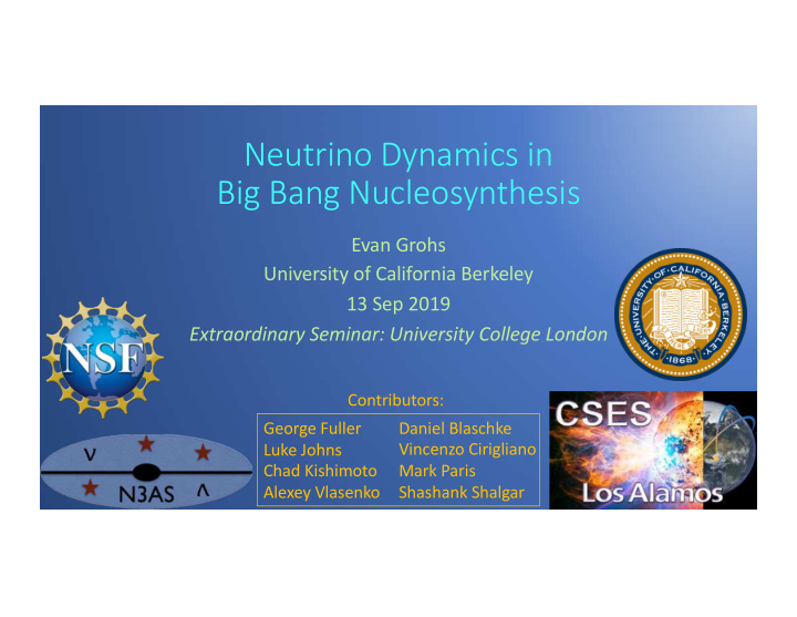 neutrino dynamics in big bang nucleosynthesis