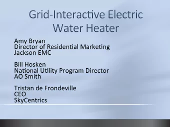 Amy  Bryan    Director  of  Residen3al  Marke3ng    Jackson  EMC