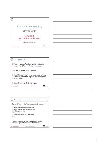1  Underlying class (from business model)  4 class EDIT_CONTROLLER feature text : LINKED_LIST