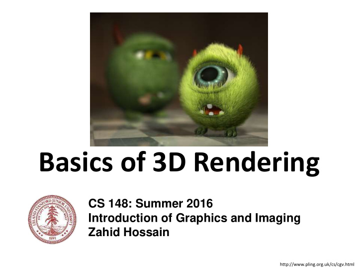 basics of 3d rendering