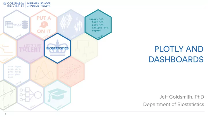 plotly and dashboards