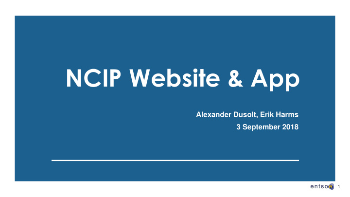 ncip website app