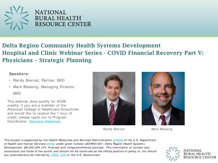 delta region community health systems development