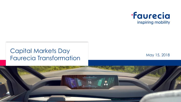 capital markets day