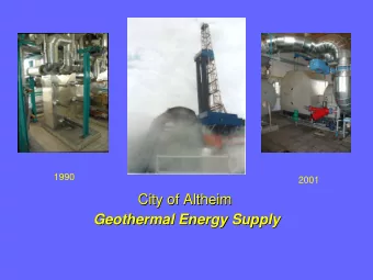 City of Altheim  City of Altheim  Geothermal Energy Supply  Geothermal Energy Supply  Location