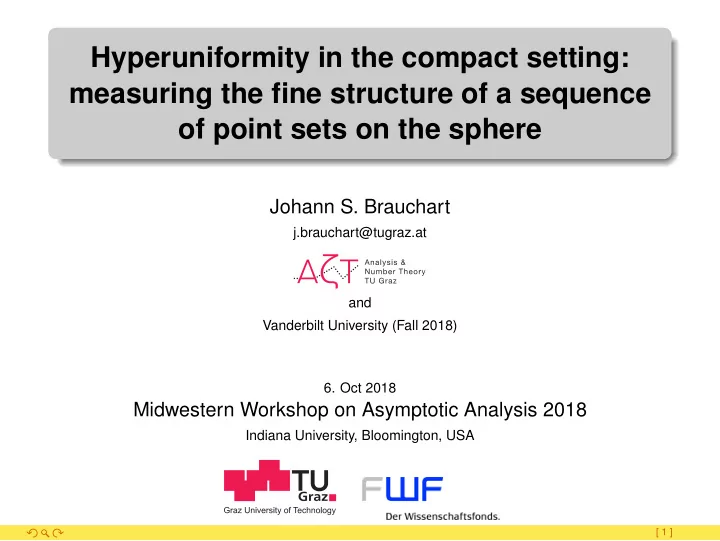 hyperuniformity in the compact setting measuring the fine