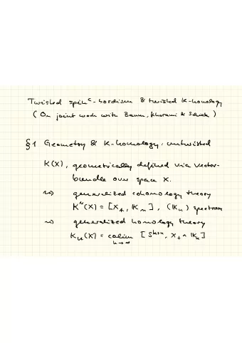 KMCX [ Xp  I  (  1km  )  Ku  )  =  spectrum  ,  ,  generalized  theory  homology    Skt  [
