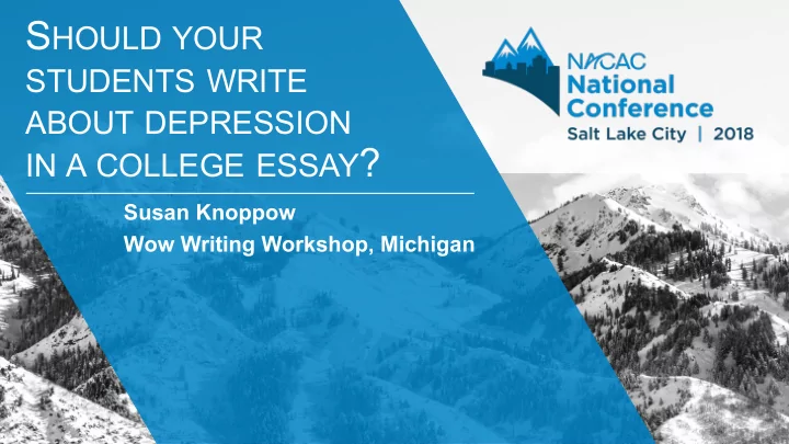 in a college essay