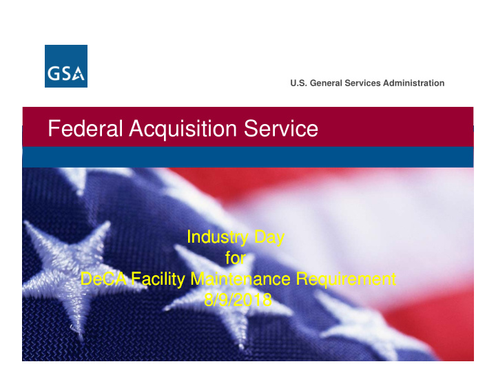 federal acquisition service