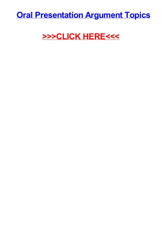 &gt;&gt;&gt;CLICK HERE&lt;&lt;&lt;  Oral presentation argument topics Mercier edit my thesis on