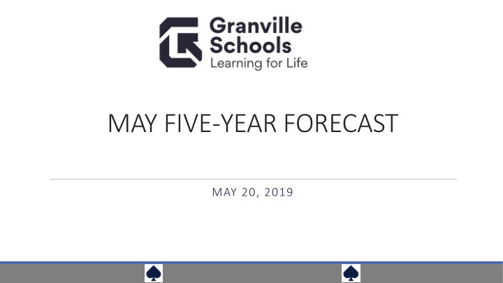 may five year forecast