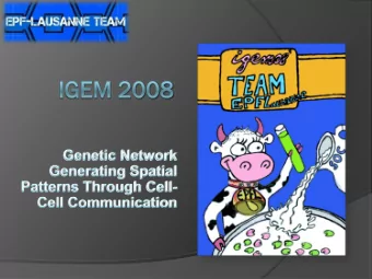 Cells can give rise to complex systems by forming patterns of gene    expression and undergoing