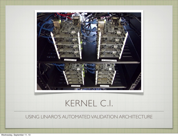 kernel c i