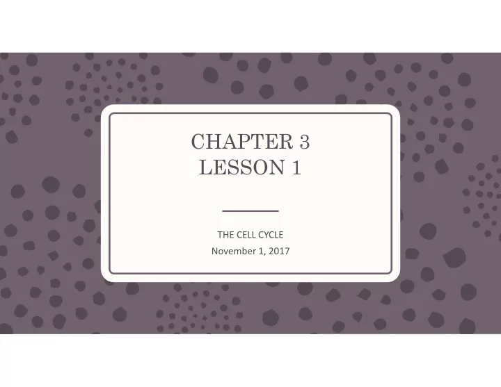 chapter 3 lesson 1