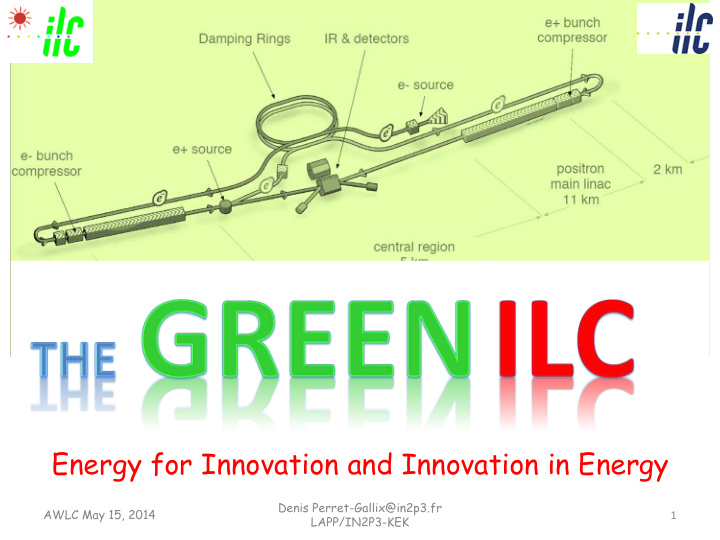 energy for innovation and innovation in energy