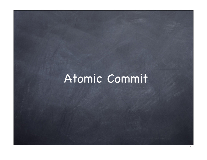 atomic commit