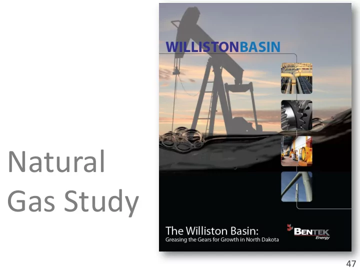 natural gas study