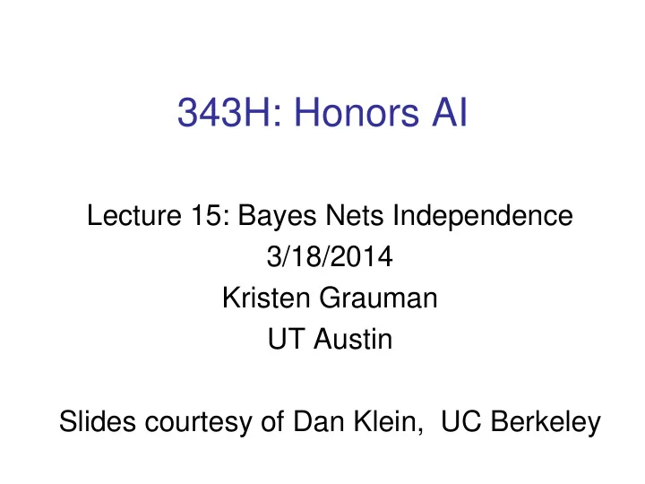 343h honors ai