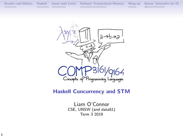 haskell concurrency and stm liam o connor