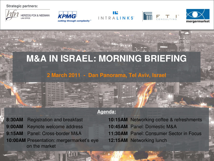m a in israel morning briefing